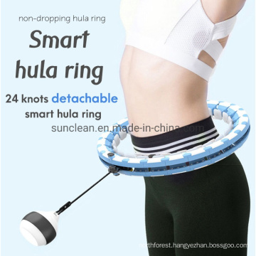 2021 Hot Amazon Hoola Hoops Plastic Smart Weighted Fitness Hula Hoop